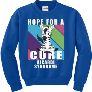 Rare Disease Awareness Day Hope Cure Aicardi Syndrome Funny Gift Kids Sweatshirt