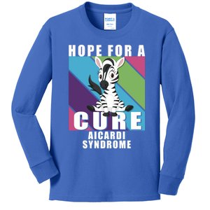 Rare Disease Awareness Day Hope Cure Aicardi Syndrome Funny Gift Kids Long Sleeve Shirt