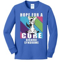 Rare Disease Awareness Day Hope Cure Aicardi Syndrome Funny Gift Kids Long Sleeve Shirt