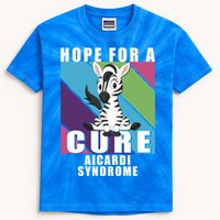 Rare Disease Awareness Day Hope Cure Aicardi Syndrome Funny Gift Kids Tie-Dye T-Shirt