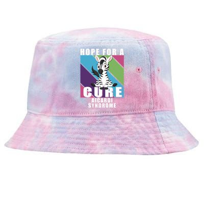 Rare Disease Awareness Day Hope Cure Aicardi Syndrome Funny Gift Tie-Dyed Bucket Hat