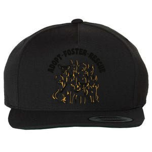 Rescue Dogs Adopt Foster Rescue Dogs Dog Dad Dog Mom Great Gift Wool Snapback Cap