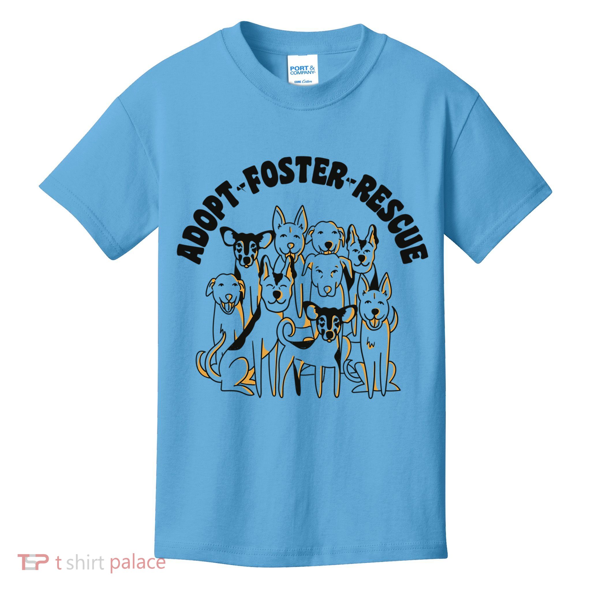 Rescue Dogs Adopt Foster Rescue Dogs Dog Dad Dog Mom Great Gift Kids T-Shirt