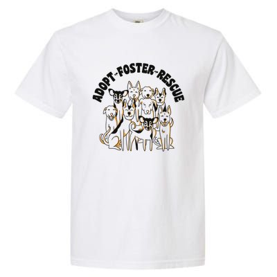 Rescue Dogs Adopt Foster Rescue Dogs Dog Dad Dog Mom Great Gift Garment-Dyed Heavyweight T-Shirt