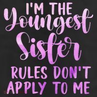 Rules Don't Apply To Me Youngest Sister 3 Sisters Matching Cool Comfort Performance Bucket Hat