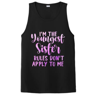 Rules Don't Apply To Me Youngest Sister 3 Sisters Matching PosiCharge Competitor Tank