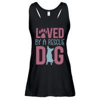 Rescue Dog Animal Adoption Rescue Dog Foster Lover Ladies Essential Flowy Tank