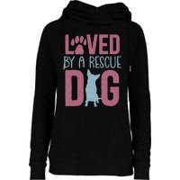 Rescue Dog Animal Adoption Rescue Dog Foster Lover Womens Funnel Neck Pullover Hood