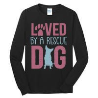 Rescue Dog Animal Adoption Rescue Dog Foster Lover Tall Long Sleeve T-Shirt