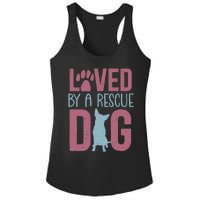 Rescue Dog Animal Adoption Rescue Dog Foster Lover Ladies PosiCharge Competitor Racerback Tank