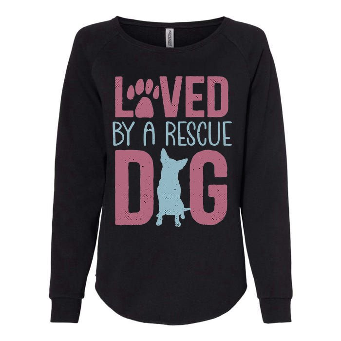 Rescue Dog Animal Adoption Rescue Dog Foster Lover Womens California Wash Sweatshirt