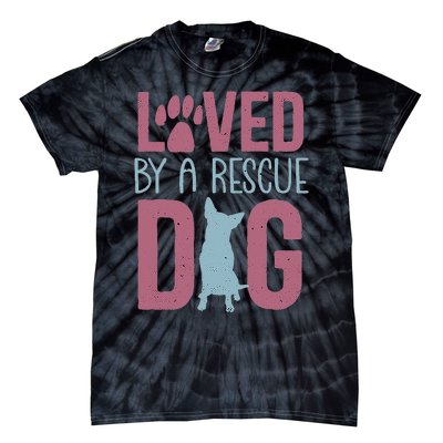 Rescue Dog Animal Adoption Rescue Dog Foster Lover Tie-Dye T-Shirt