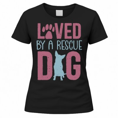 Rescue Dog Animal Adoption Rescue Dog Foster Lover Women's T-Shirt