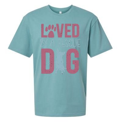 Rescue Dog Animal Adoption Rescue Dog Foster Lover Sueded Cloud Jersey T-Shirt