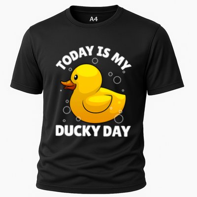 Rubber Duck Art For Rubber Ducky Duck Lover Cooling Performance Crew T-Shirt