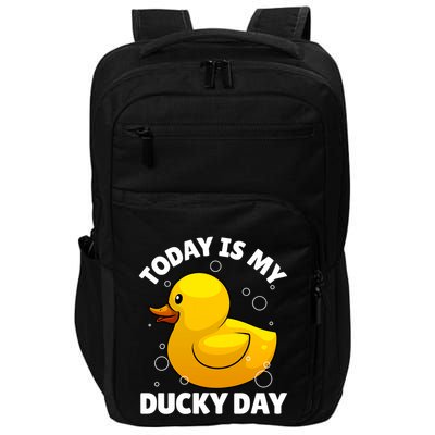 Rubber Duck Art For Rubber Ducky Duck Lover Impact Tech Backpack
