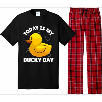 Rubber Duck Art For Rubber Ducky Duck Lover Pajama Set