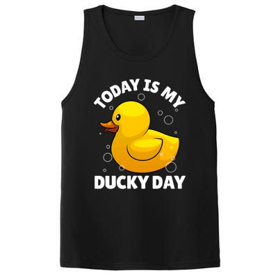 Rubber Duck Art For Rubber Ducky Duck Lover PosiCharge Competitor Tank