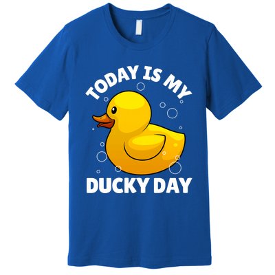 Rubber Duck Art For Rubber Ducky Duck Lover Premium T-Shirt