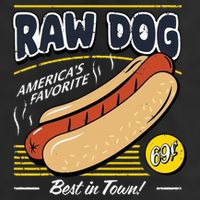 Raw Dog AmericaS Favourite 7 Panel Mesh Trucker Snapback Hat