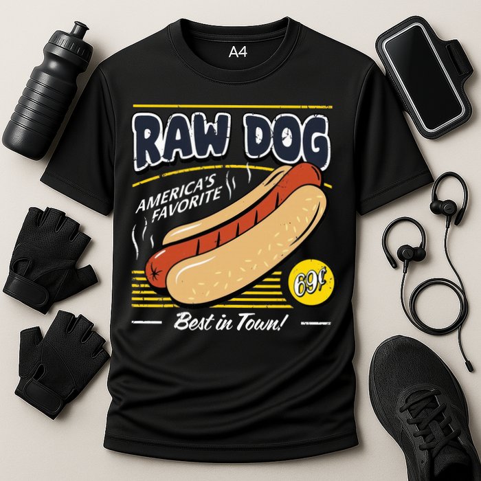 Raw Dog AmericaS Favourite Cooling Performance Crew T-Shirt