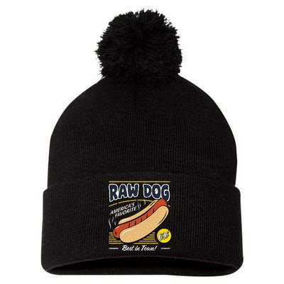 Raw Dog AmericaS Favourite Pom Pom 12in Knit Beanie