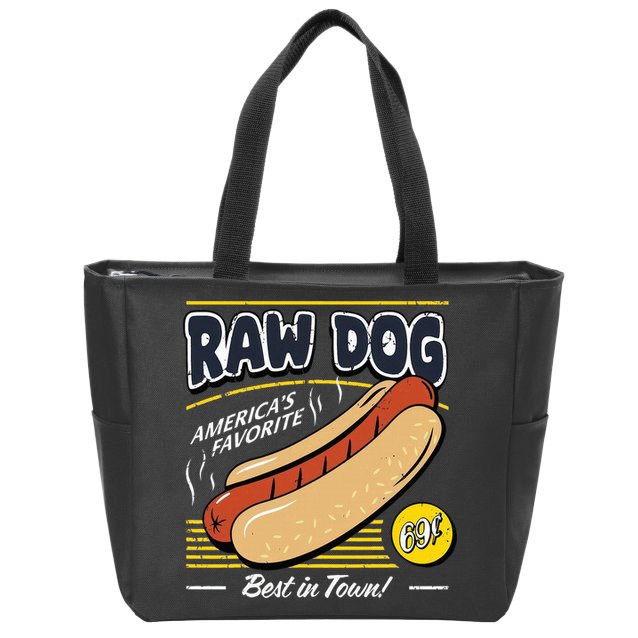 Raw Dog AmericaS Favourite Zip Tote Bag
