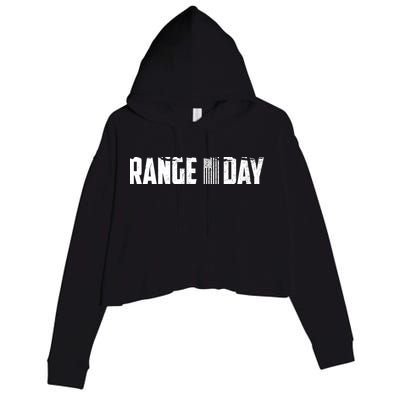 Range Day American Flag Crop Fleece Hoodie