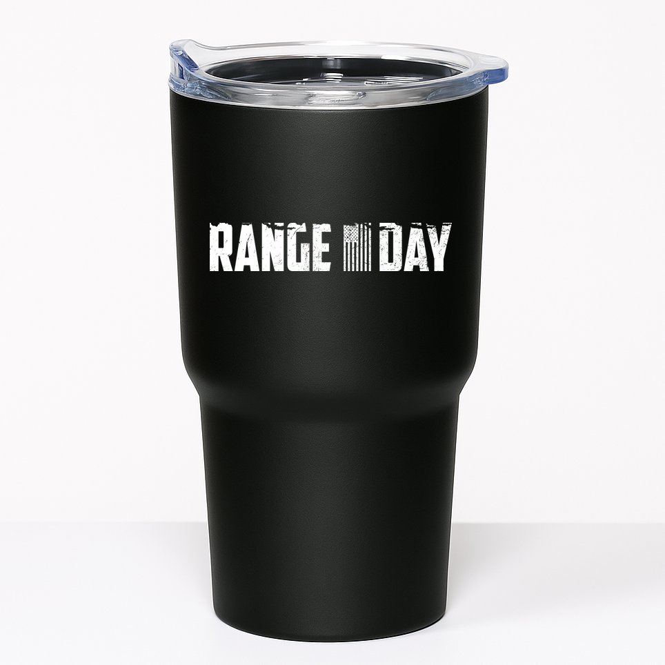 Range Day American Flag Tumbler
