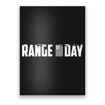 Range Day American Flag Poster