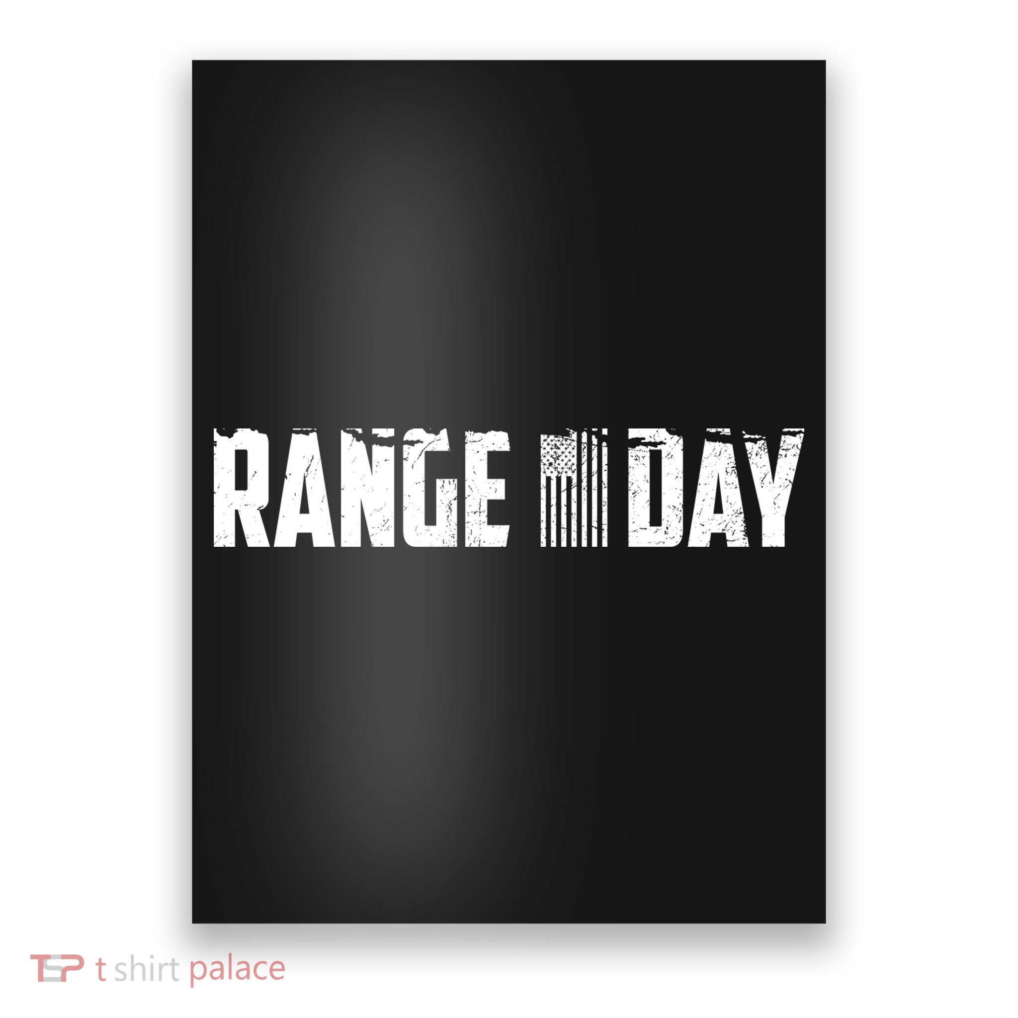 Range Day American Flag Poster