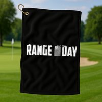 Range Day American Flag Golf Towel