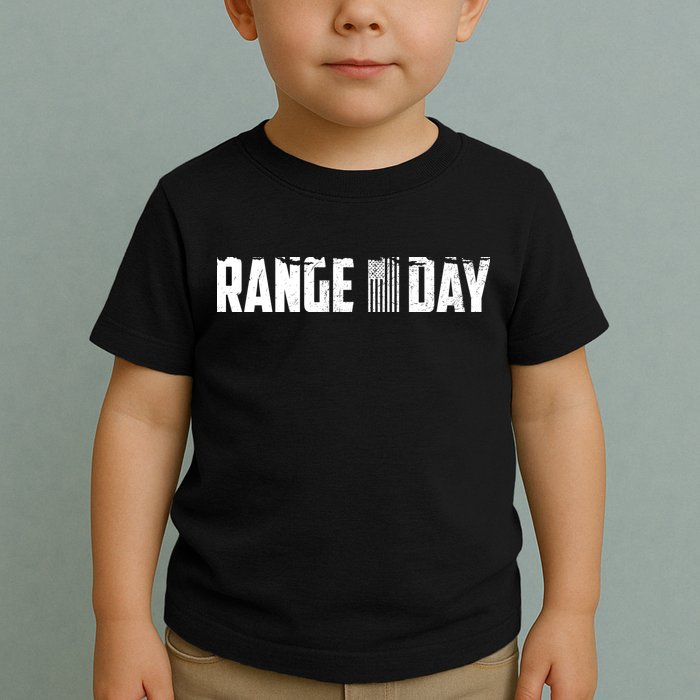 Range Day American Flag Toddler T-Shirt