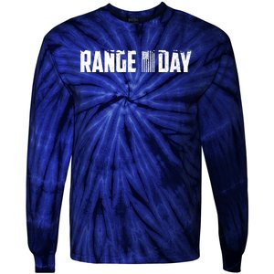 Range Day American Flag Tie-Dye Long Sleeve Shirt