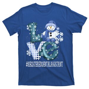 Registered Dental Assistant Love Snow Xmas Winter Season Cute Gift T-Shirt