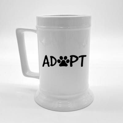 Rescue Dog Adopt Rescue Dog Lover Rescue Dog Owner Gift Beer Stein