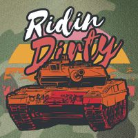 Ridin Dirty Army Legacy Tie Dye Trucker Hat