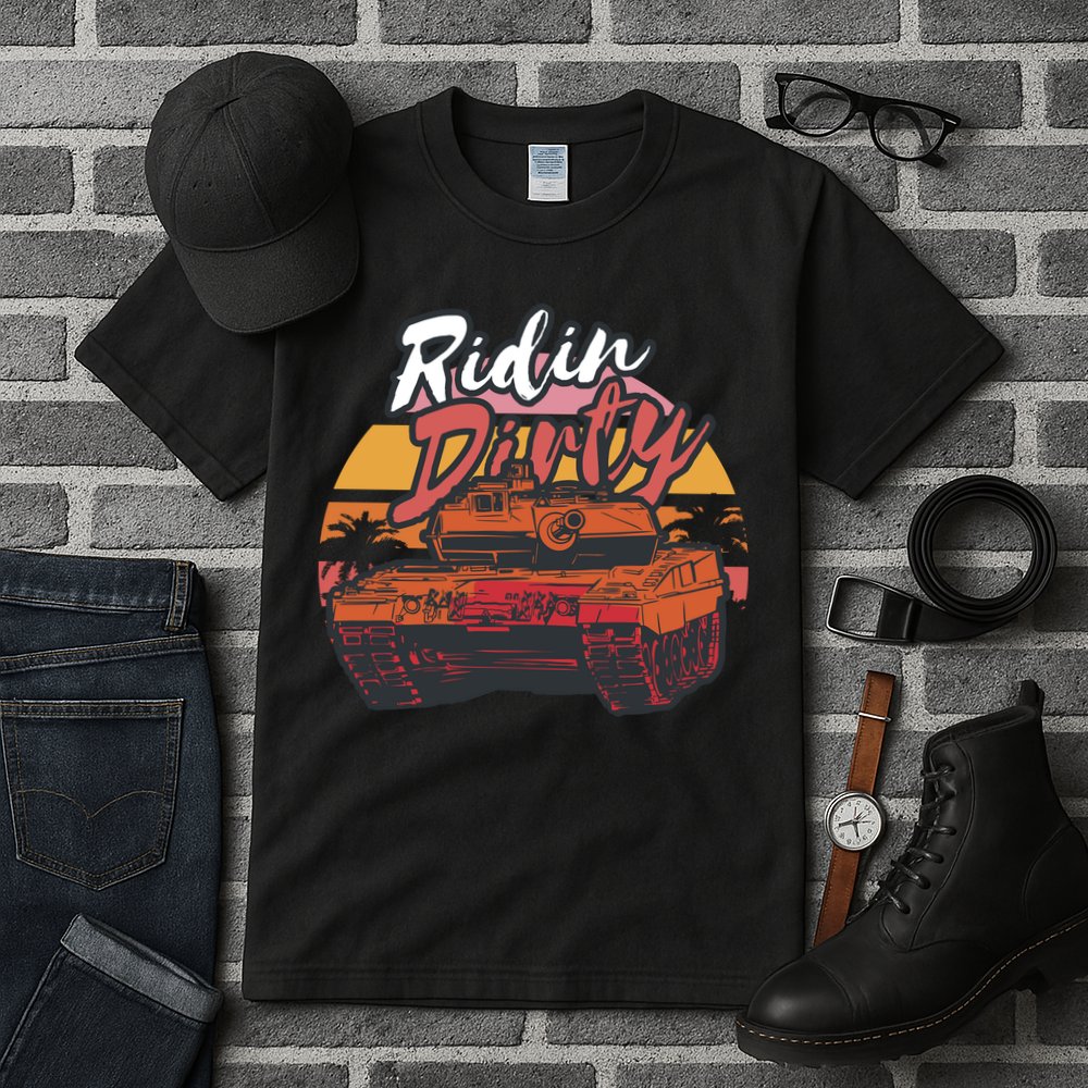 Ridin Dirty Army Tall T-Shirt
