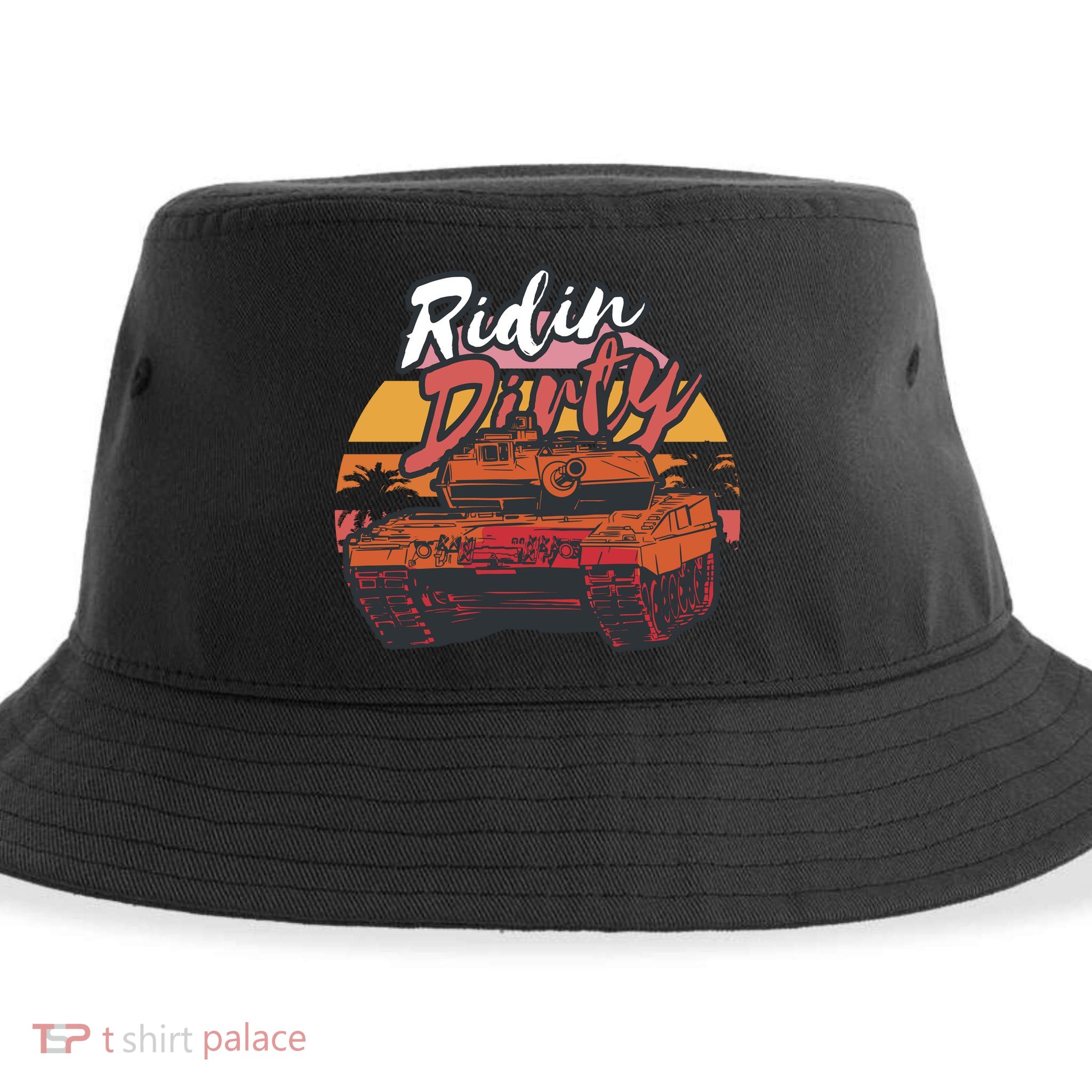 Ridin Dirty Army Sustainable Bucket Hat