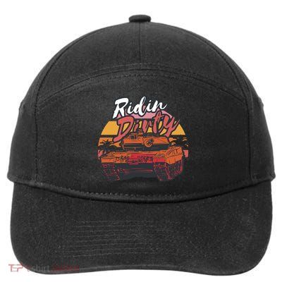 Ridin Dirty Army 7-Panel Snapback Hat