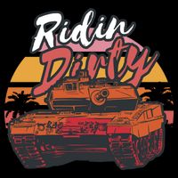 Ridin Dirty Army 7-Panel Snapback Hat
