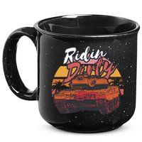 Ridin Dirty Army 15oz Campfire Ceramic Mug