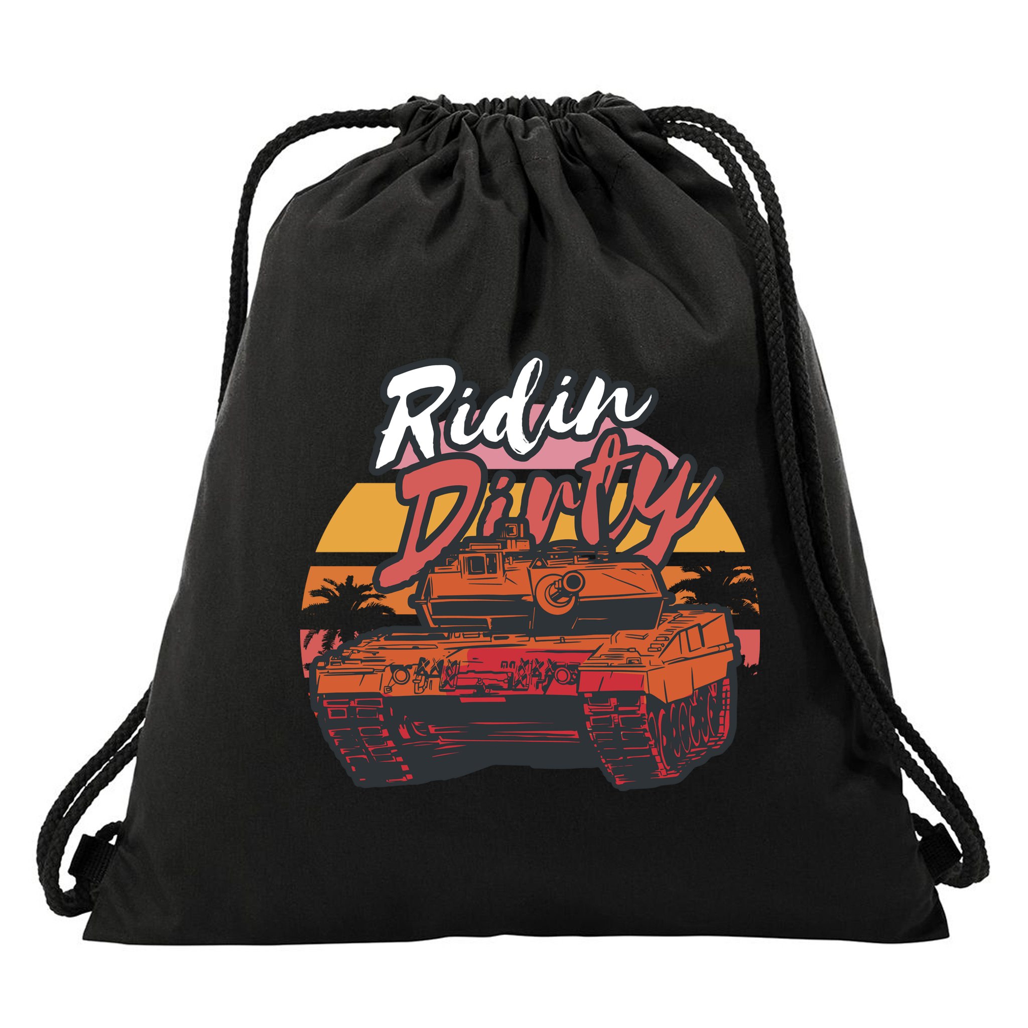 Ridin Dirty Army Drawstring Bag