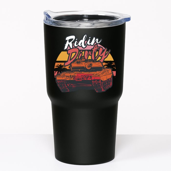 Ridin Dirty Army Tumbler