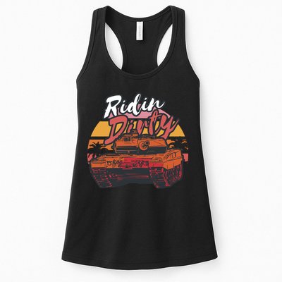 Ridin Dirty Army Womens Tank Top