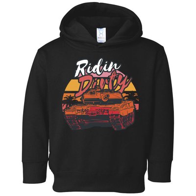 Ridin Dirty Army Toddler Hoodie