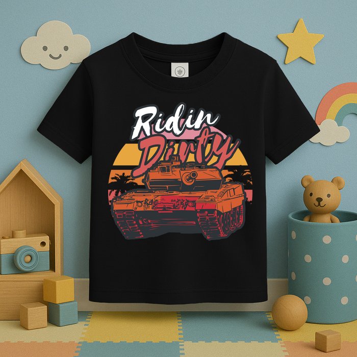 Ridin Dirty Army Toddler T-Shirt