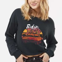 Ridin Dirty Army Cropped Pullover Crew