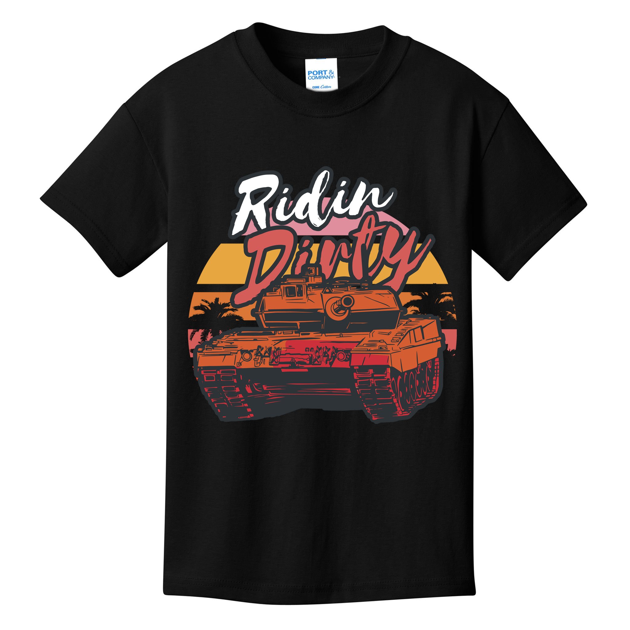 Ridin Dirty Army Kids T-Shirt
