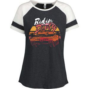 Ridin Dirty Army Enza Ladies Jersey Colorblock Tee